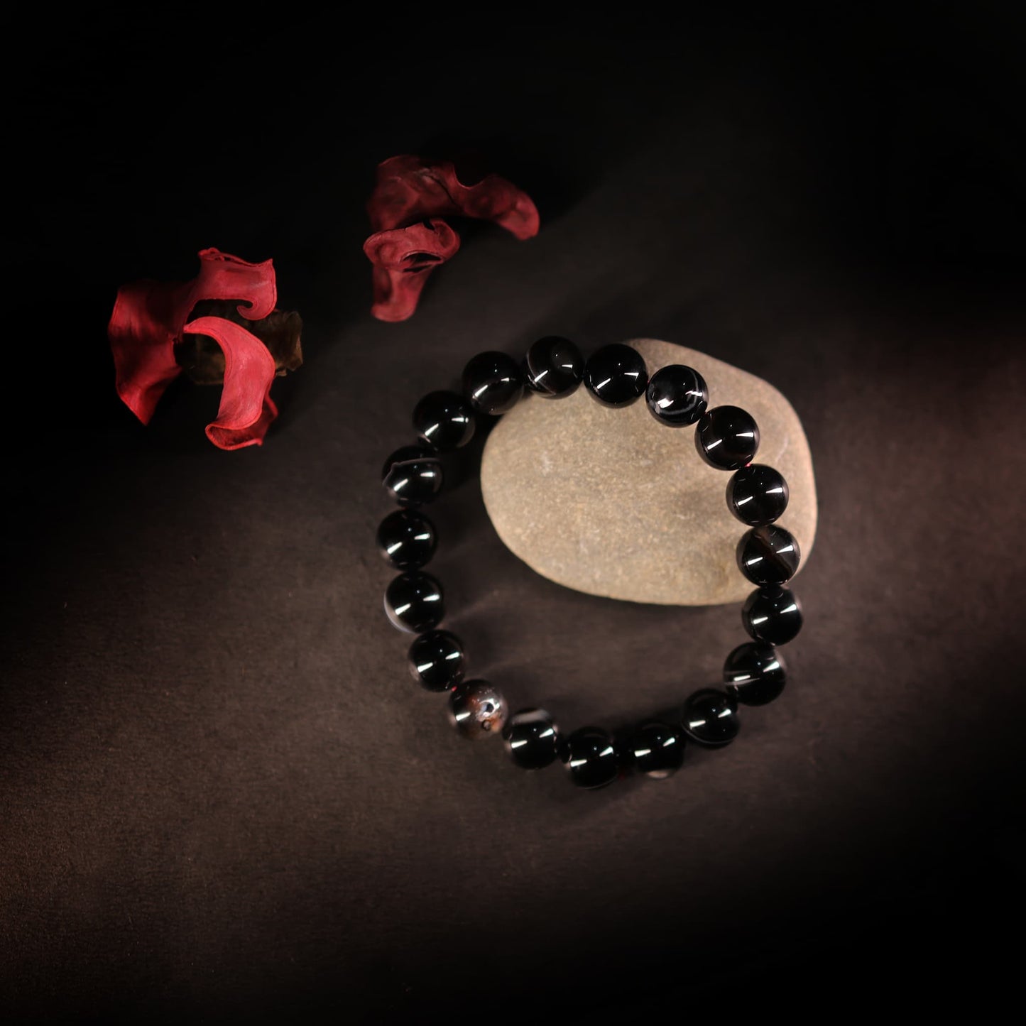 BLACK OBSIDIAN BRACELET