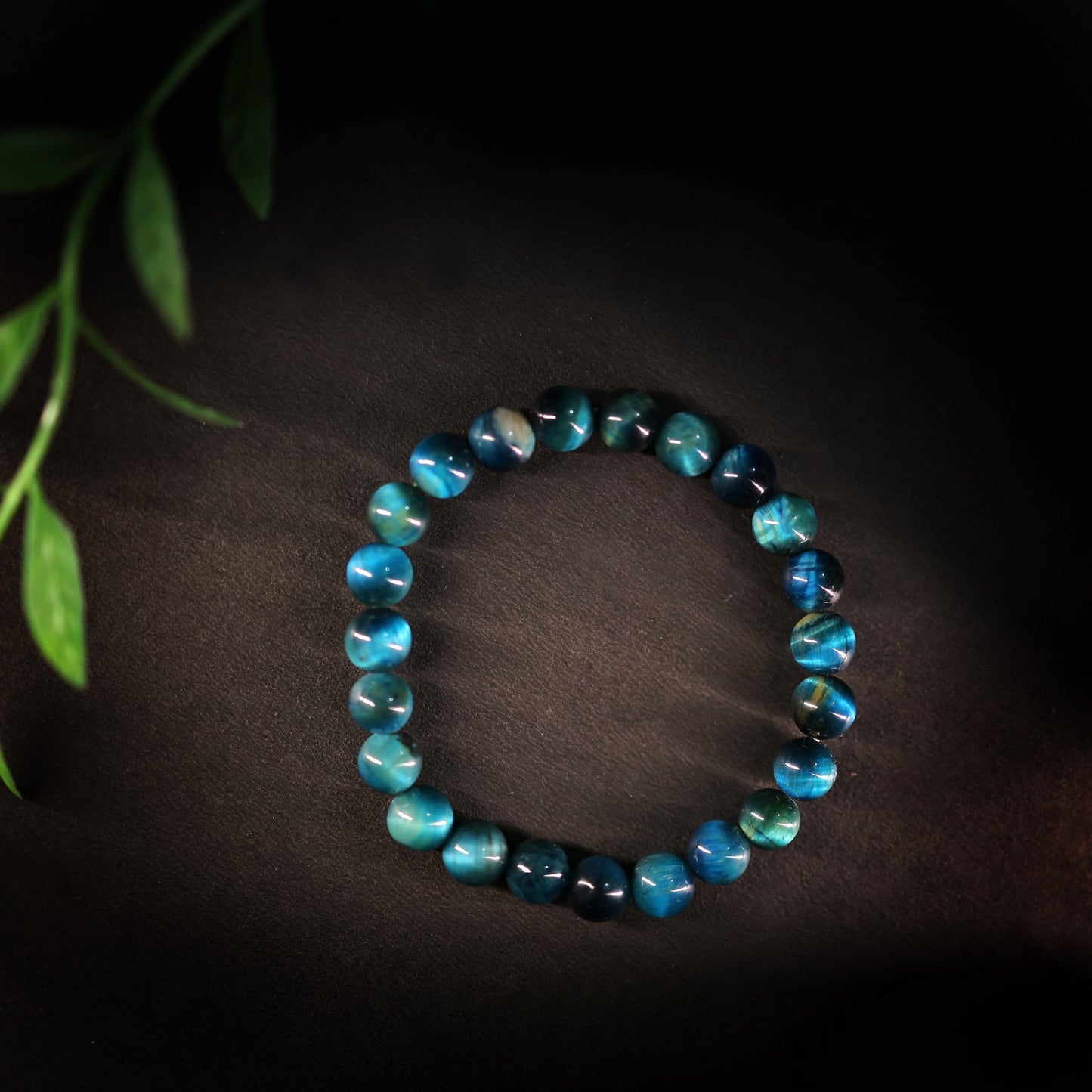 BLUE TIGER EYE BRACELET