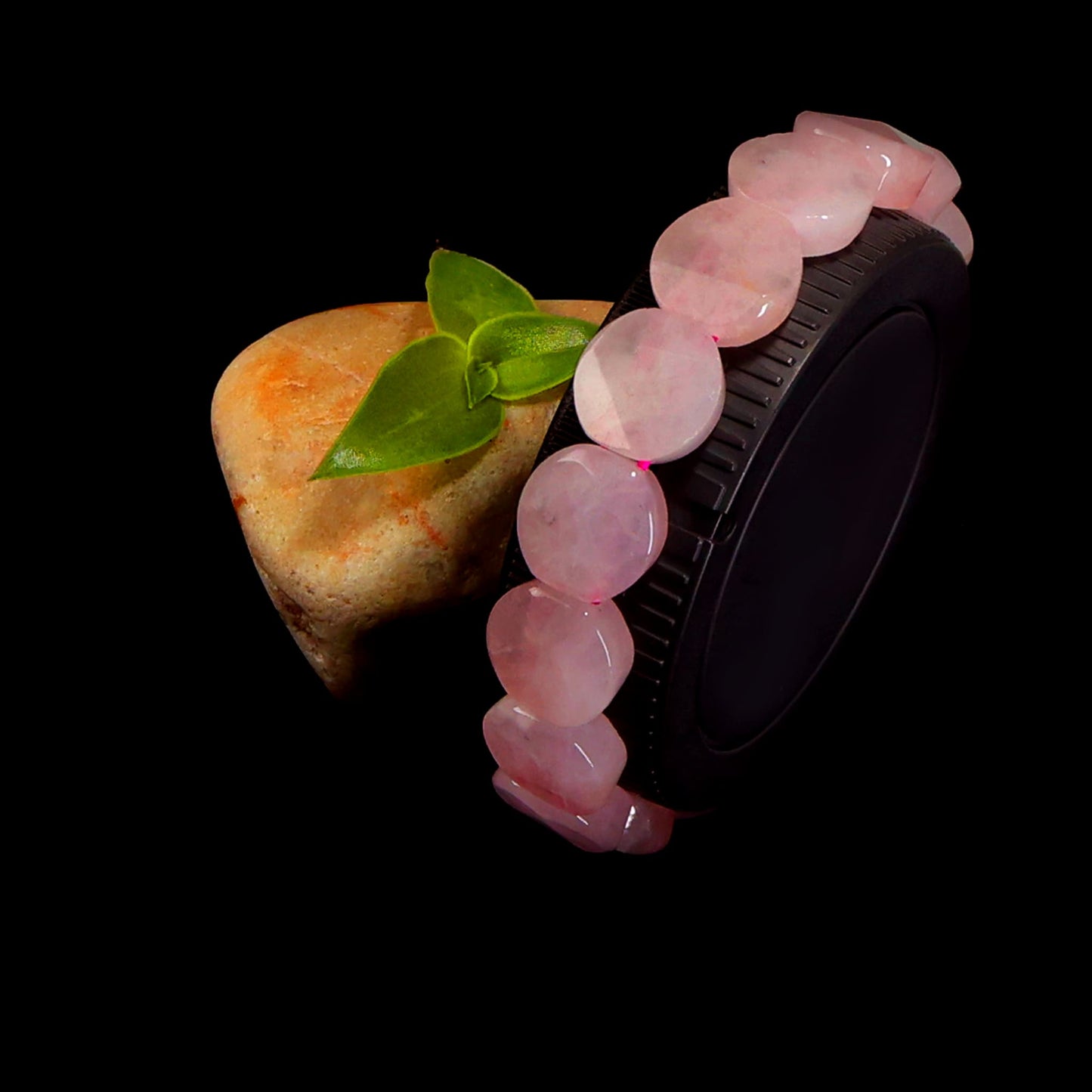 ROSE QUARTZ OVAL BRACELET